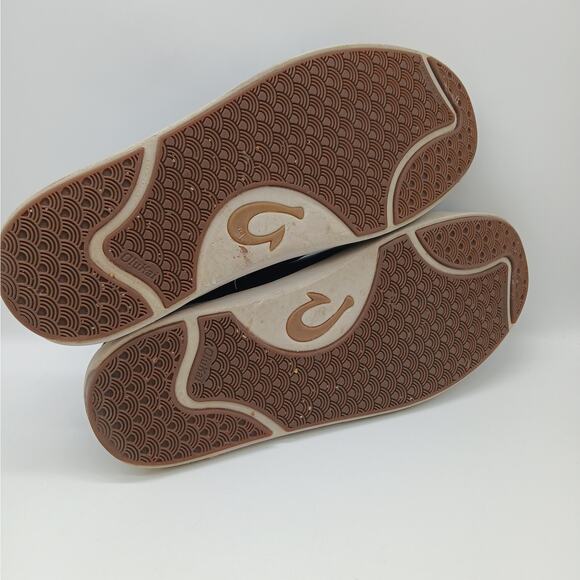 Olukai Lae'ahi Li 'Ili Mens Leather Casual Sneakers Shoes Brown Men's Size 10.5 - Picture 7 of 11